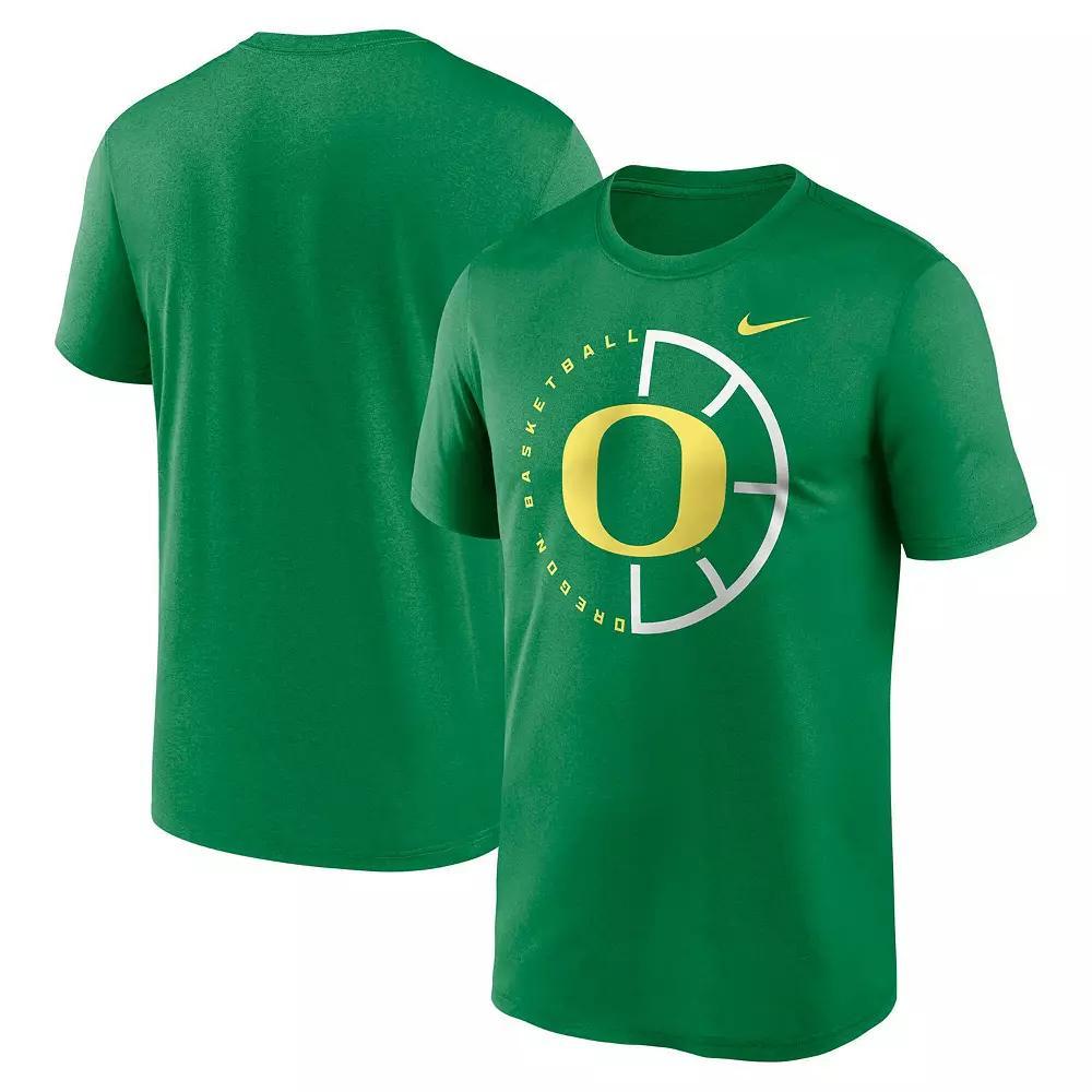 Men's Nike Green Oregon Ducks Legend Basketball Icon Performance T-Shirt, Size: Large Product Image