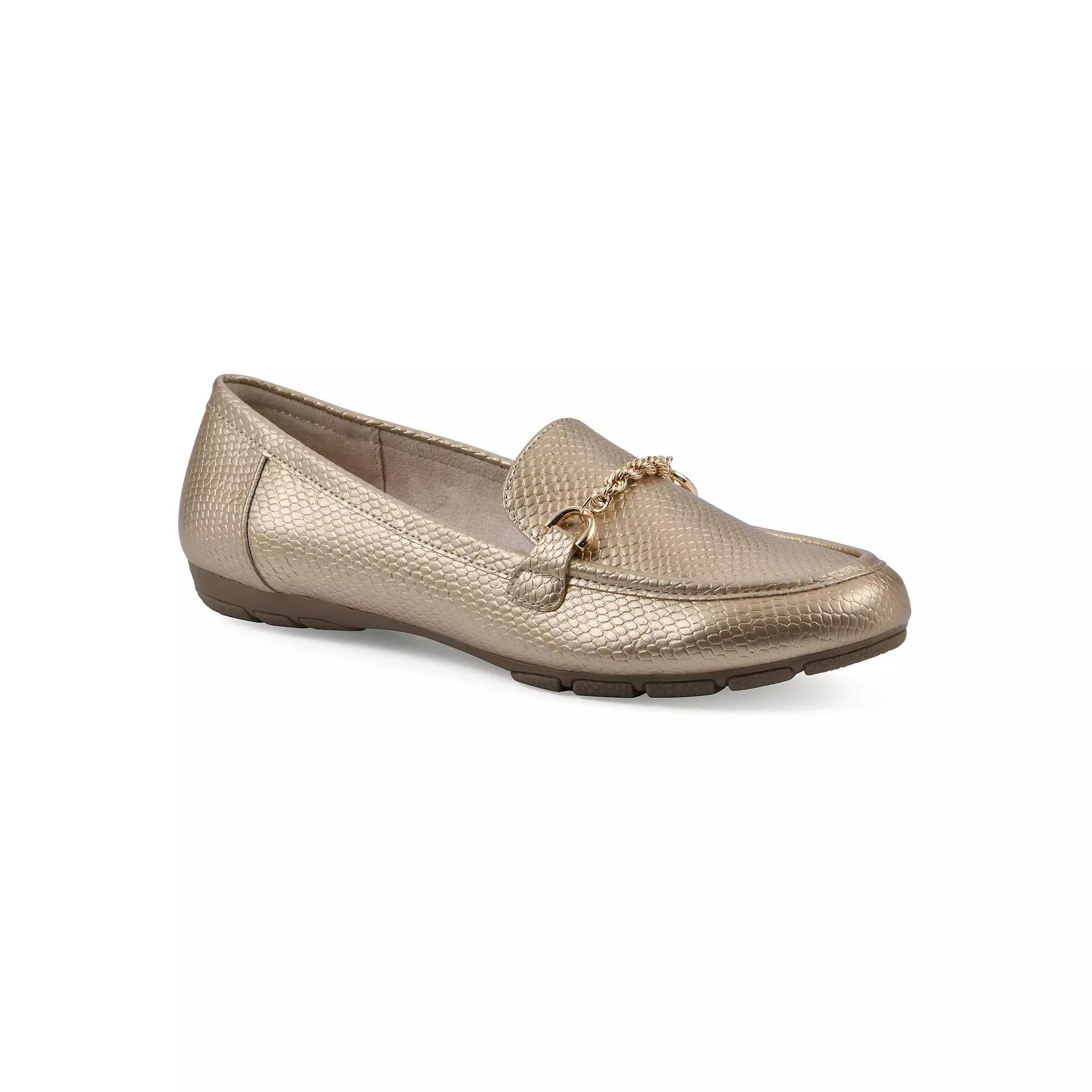 Cliffs by White Mountain Genius Women's Loafers, Size: 7, Gold Product Image