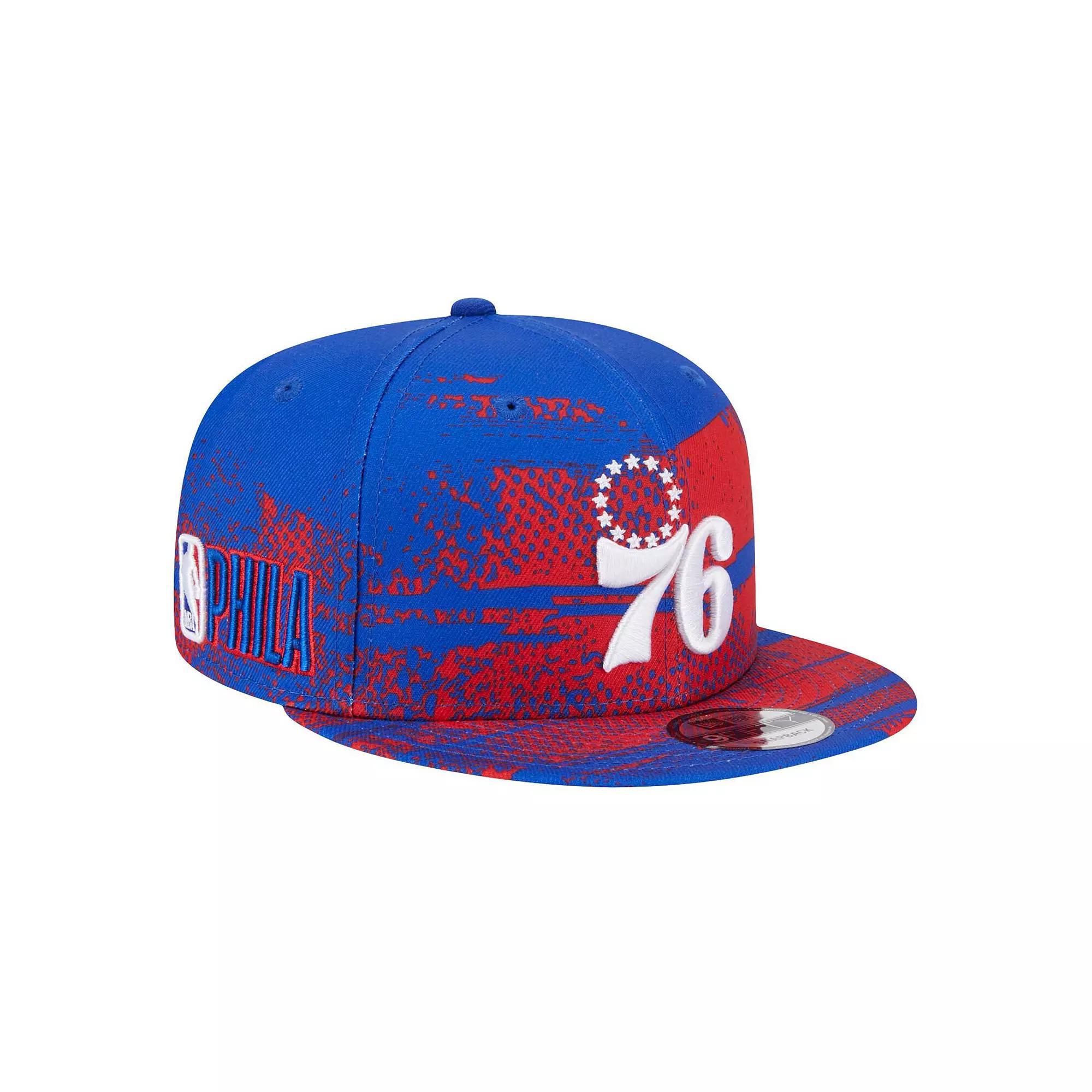 Mens New Era Royal Philadelphia 76ers Tip-Off 9FIFTY Snapback Hat Product Image