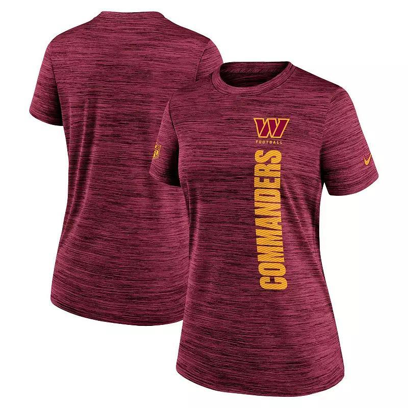 Nike Womens Purple Minnesota Vikings Velocity Performance T-Shirt Product Image