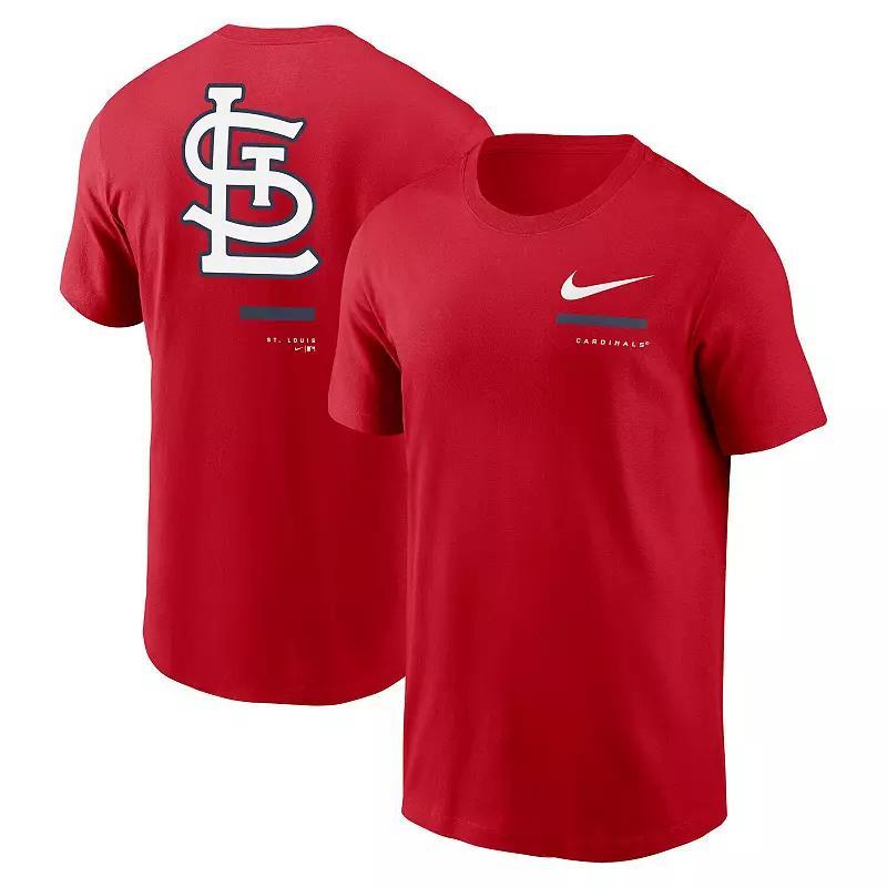 Men's Nike Navy Detroit Tigers Over the Shoulder T-Shirt, Size: Small, Blue Product Image