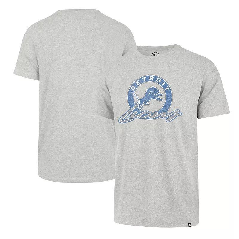 Mens 47 Gray Detroit Lions Ringtone Franklin T-Shirt Product Image