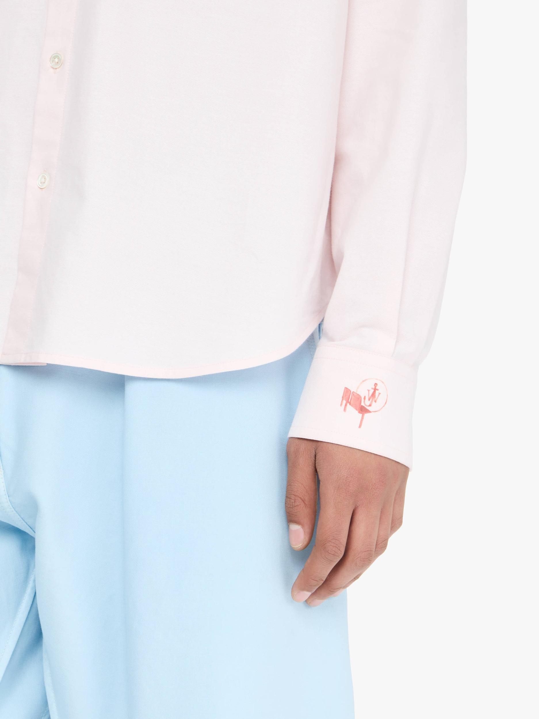 CAFE SCENE EMBROIDERY SHIRT Product Image