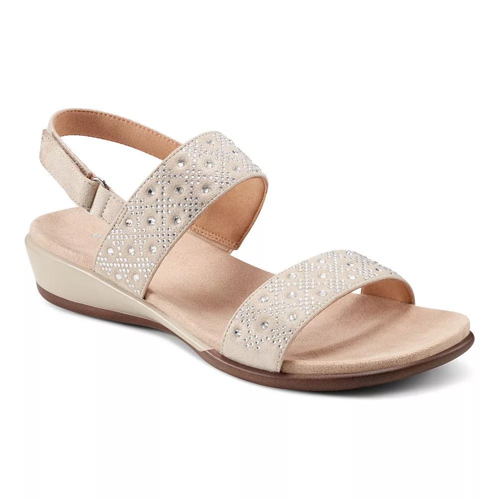 Easy Spirit Haisley Womens Slingback Sandals Brown Shimmer Product Image