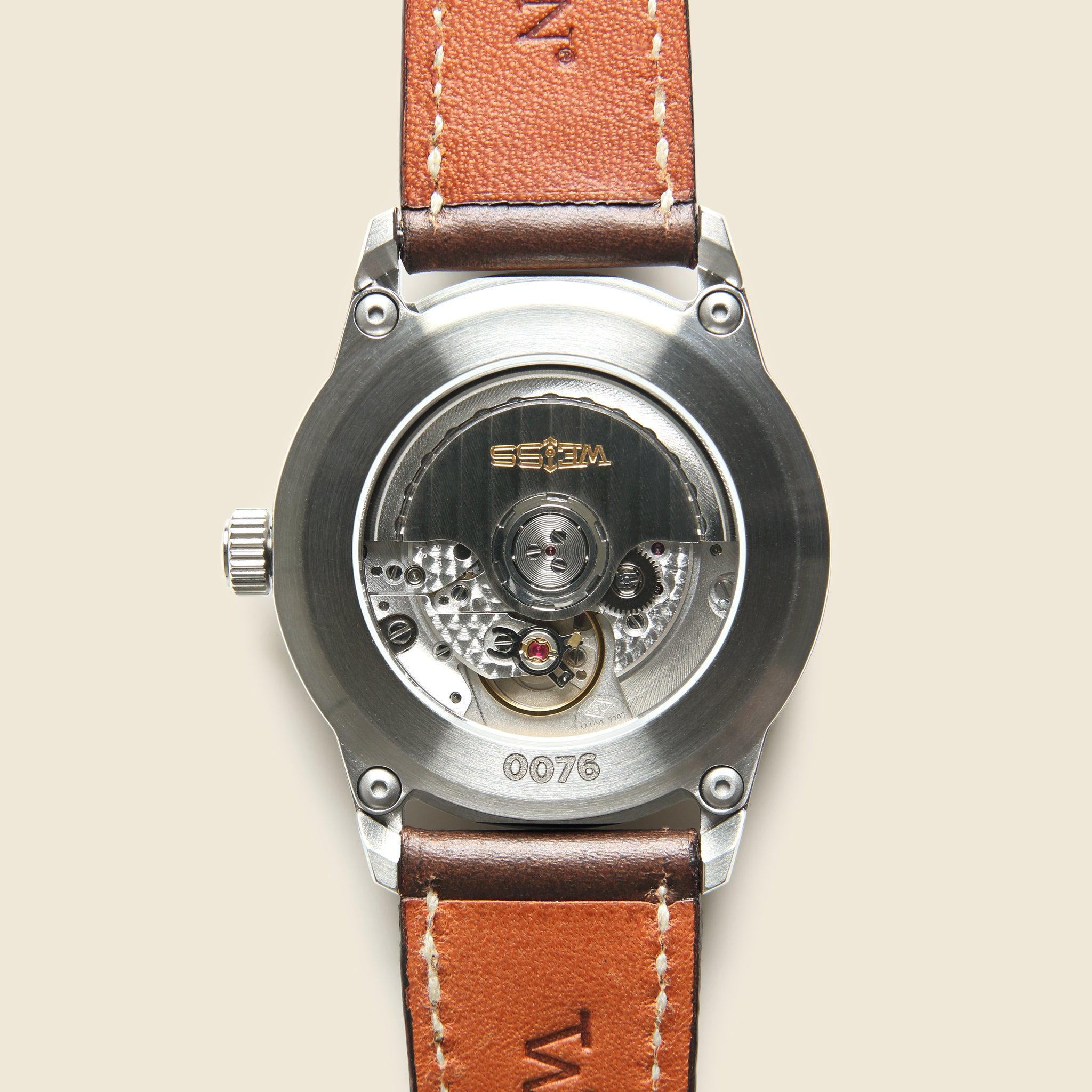 Automatic Standard Issue Field Watch 38mm - Navy/Brown Product Image