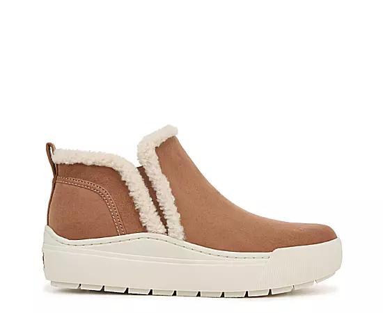 Dr. Scholls Time Off Yo Womens Cozy Ankle Boots Gray Grey Product Image