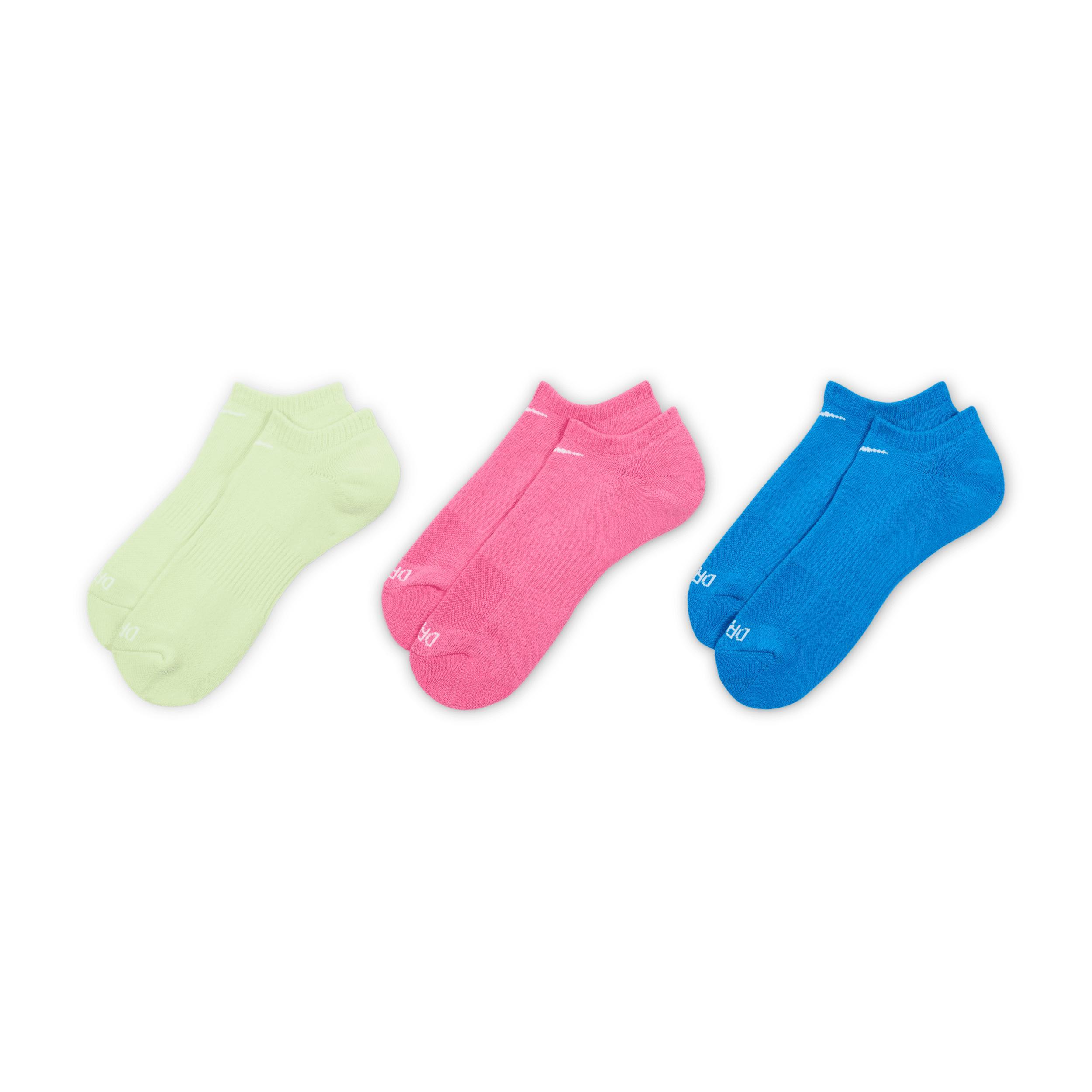 Nike Unisex Everyday Plus Cushion Training No-Show Socks (3 Pairs) Product Image