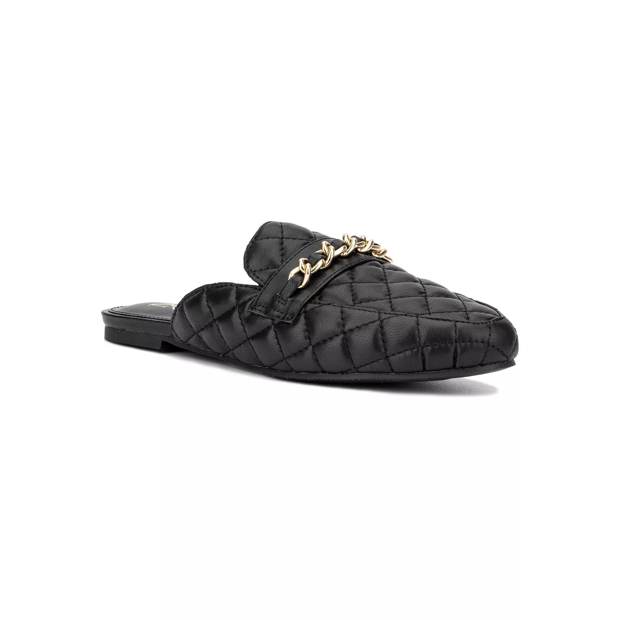 New York & Company Denise Womens Mules Ivory Product Image