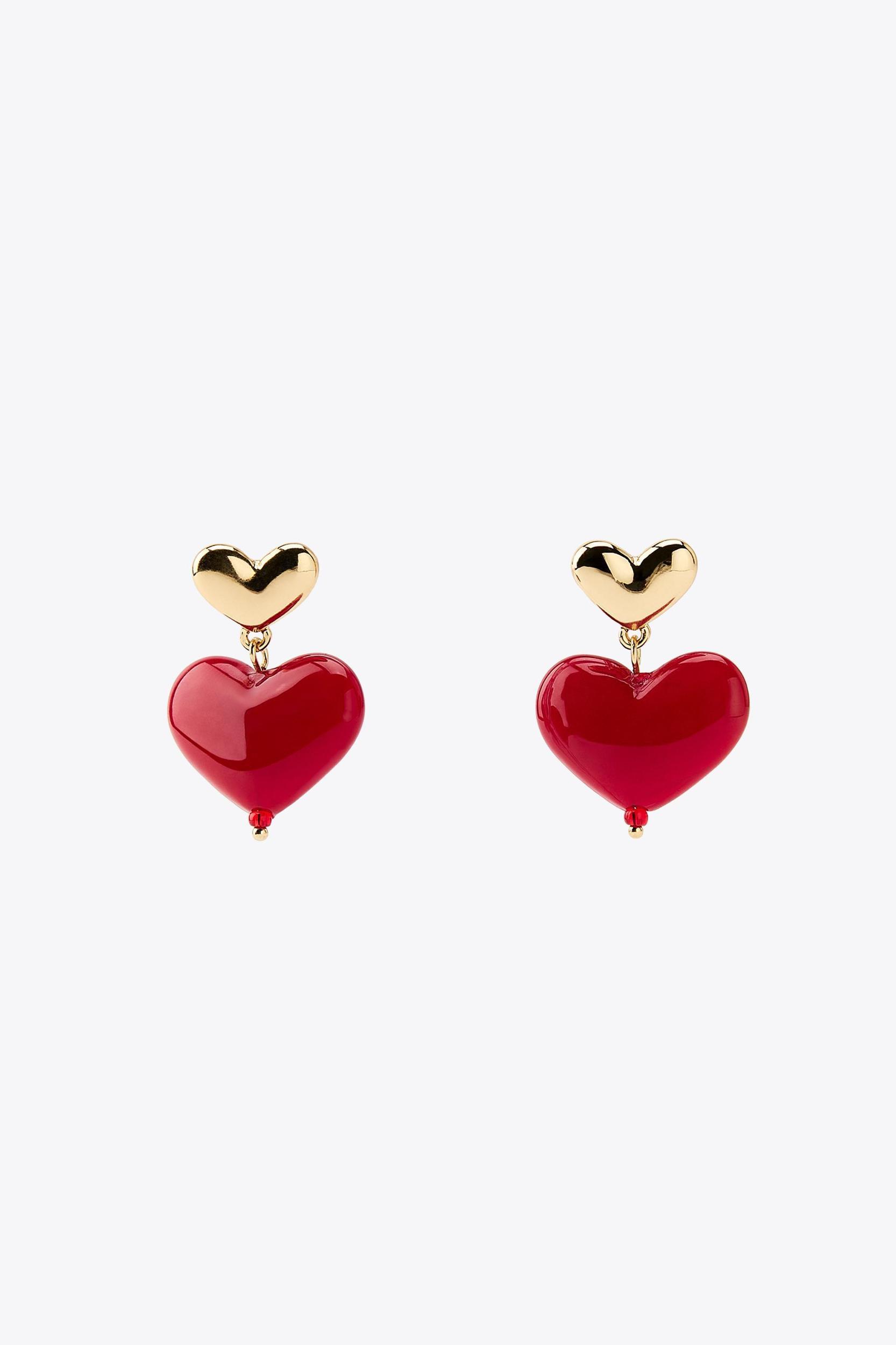 DOUBLE HEART EARRINGS Product Image