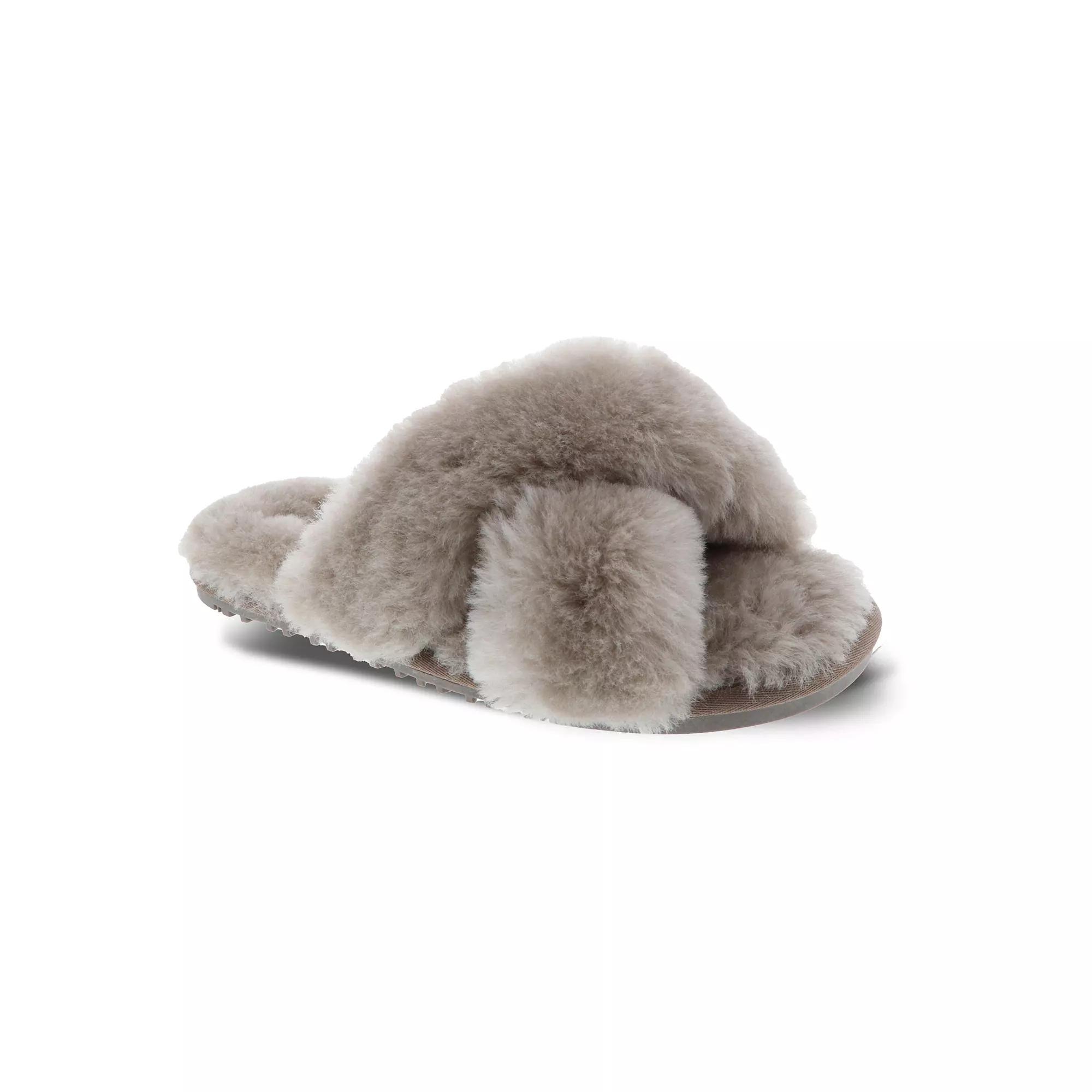 Mykos Serenity Women's Shearling Slippers, Size: XXL, Brown Product Image