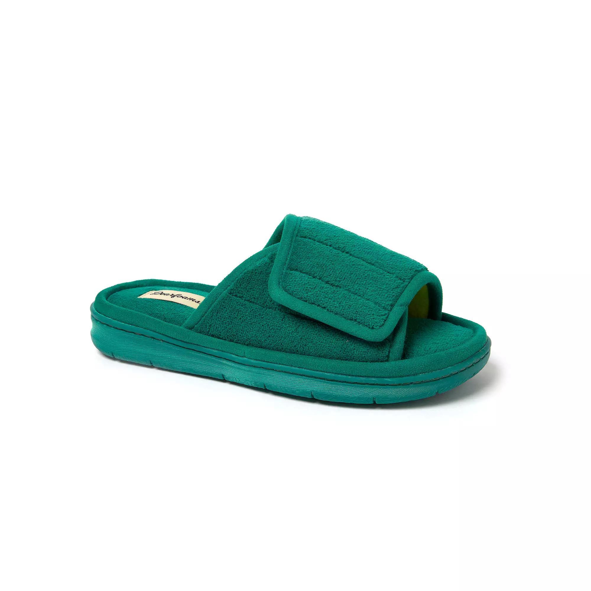 Dearfoams Mickey Terrycloth Women's Slide Slippers, Size: Medium, Sleet Product Image