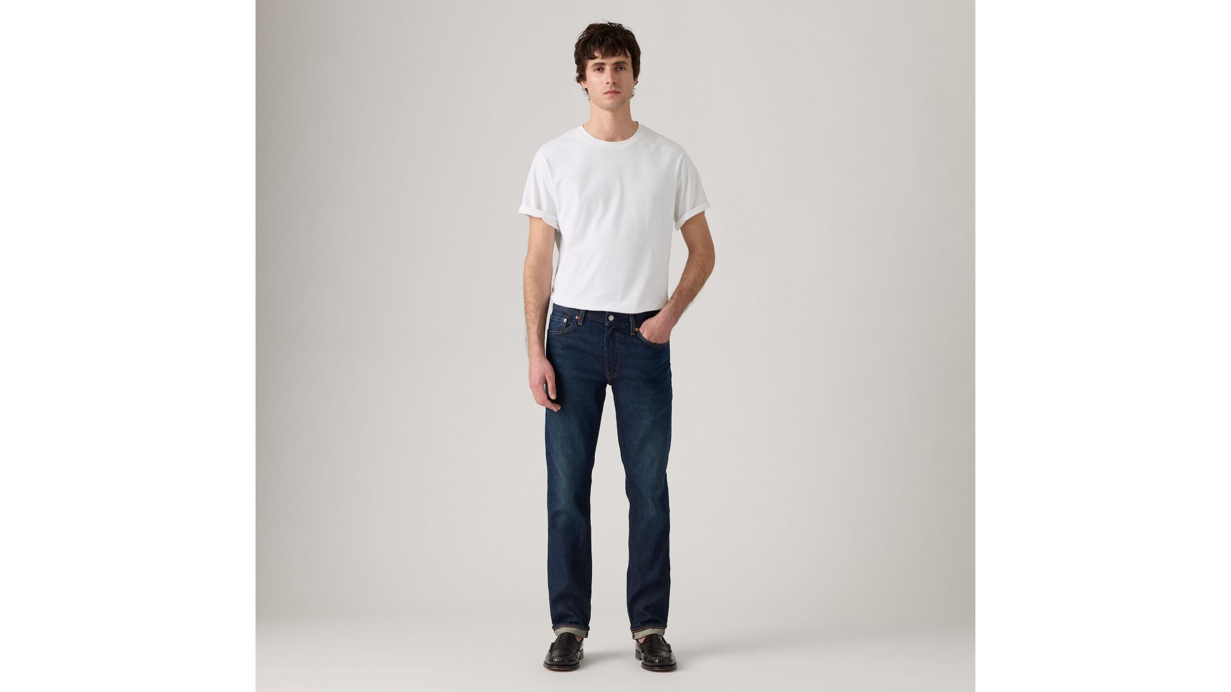 511™ Slim Fit Selvedge Men's Jeans Product Image