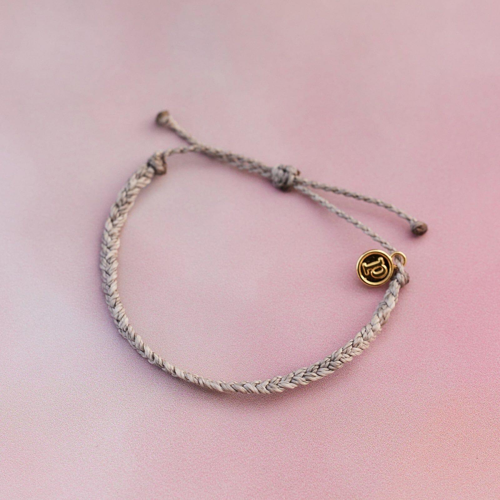 Solid Mini Braided Bracelet Male Product Image