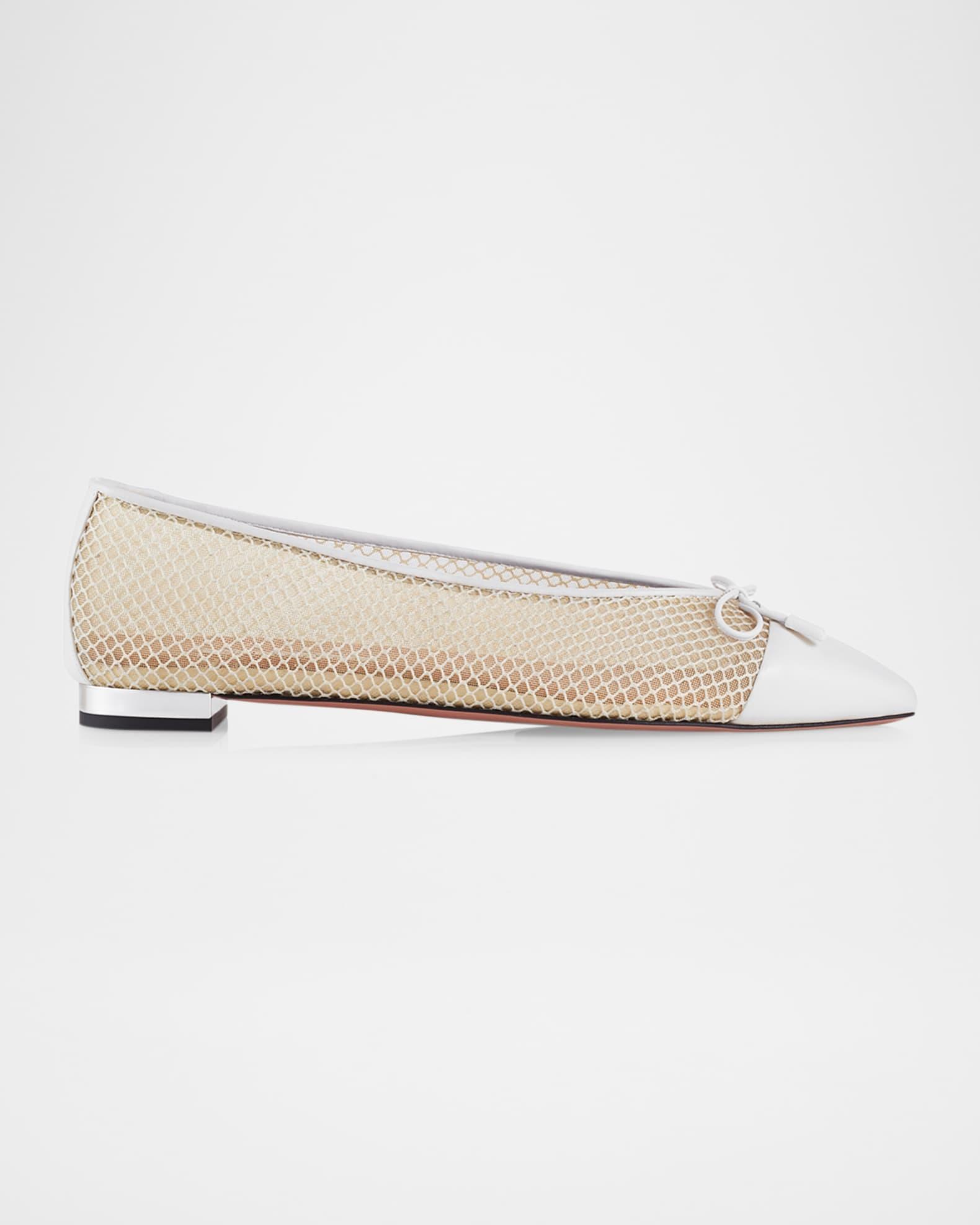Gioia Mesh Net Cap-Toe Ballerina Flats Product Image
