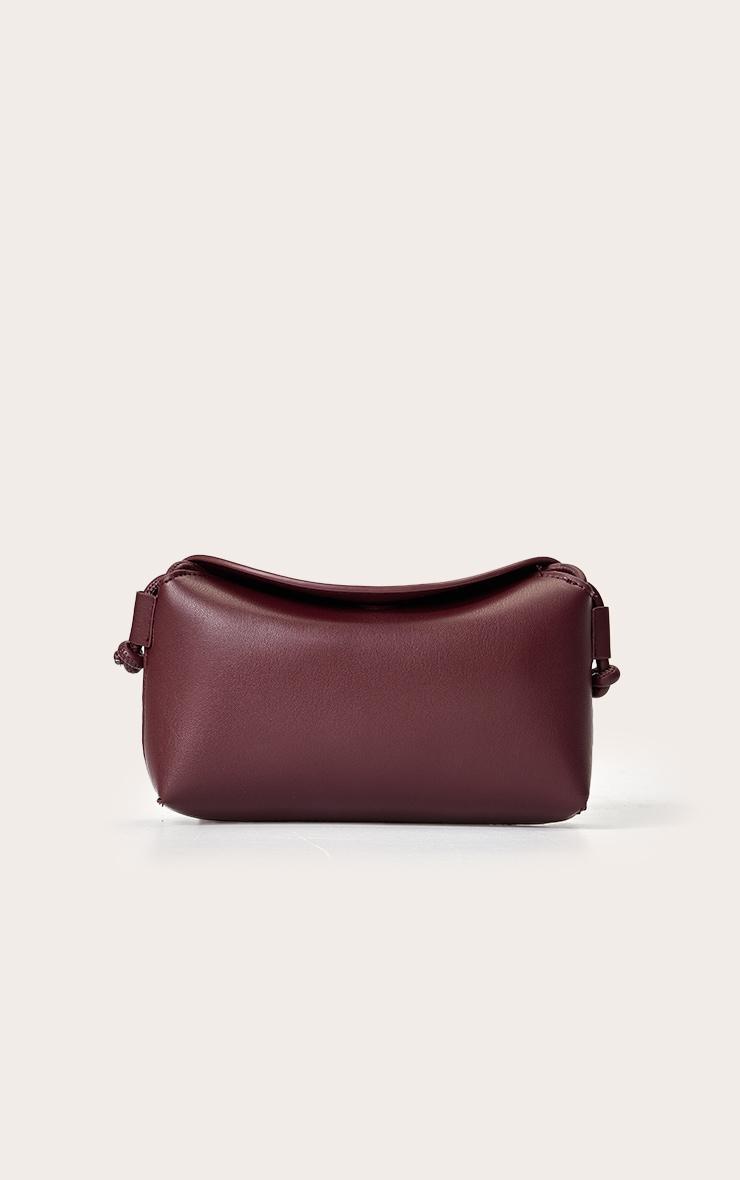 Plum Soft PU Spaghetti Strap Cross Body Bag Product Image