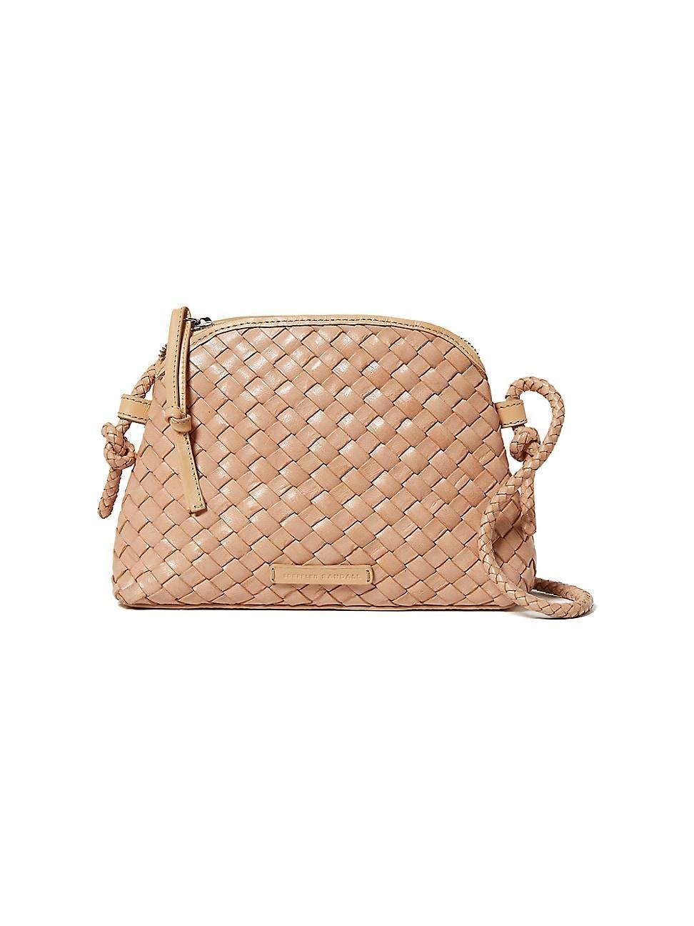 Womens Mini Marybeth Woven Leather Crossbody Bag Product Image