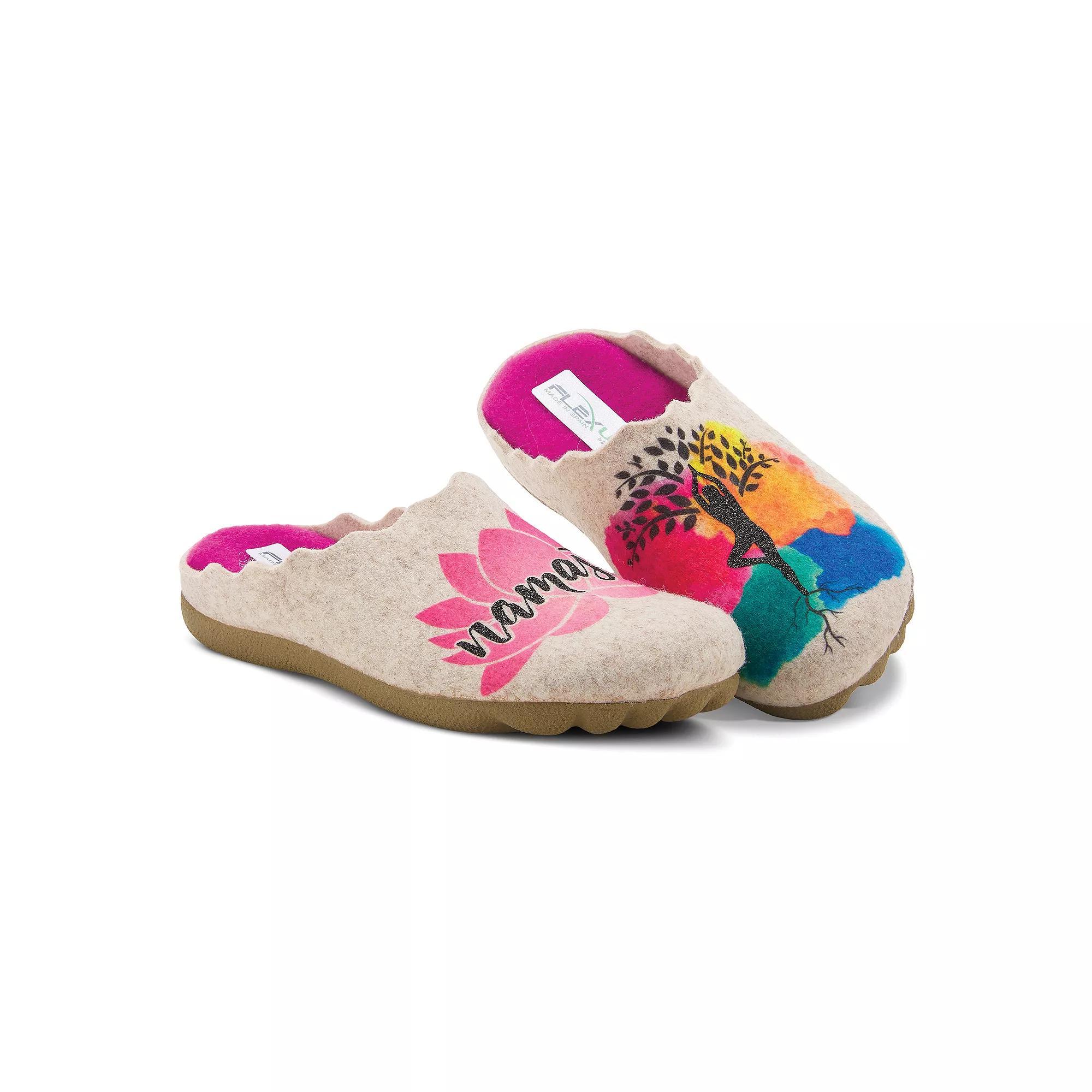 Flexus by Spring Step Namaste Womens Slippers Brown Product Image