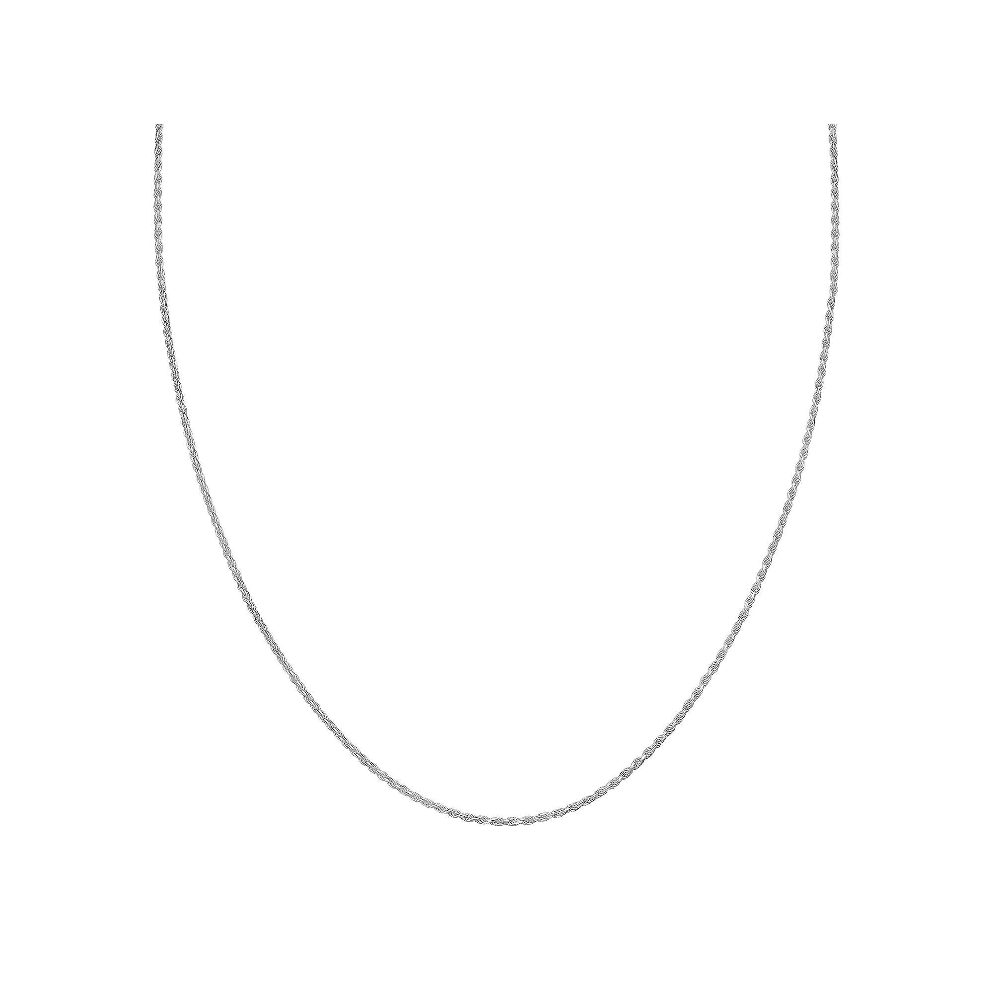 PRIMROSE Sterling Silver Rope Twist Chain Necklace, Women's, Size: 18" Product Image