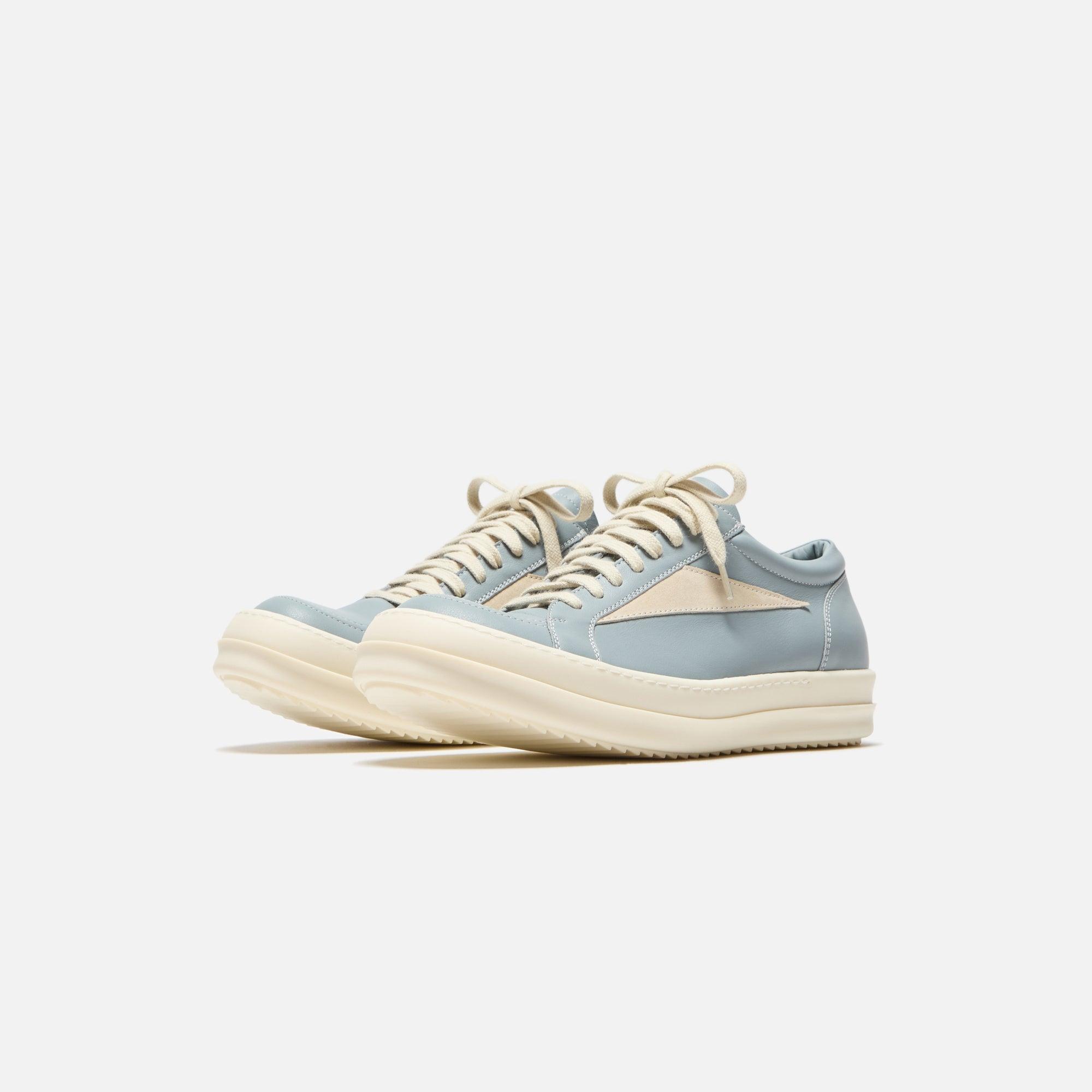Rick Owens WMNS Vintage Sneaks - Pale Blue / Milk Female Product Image