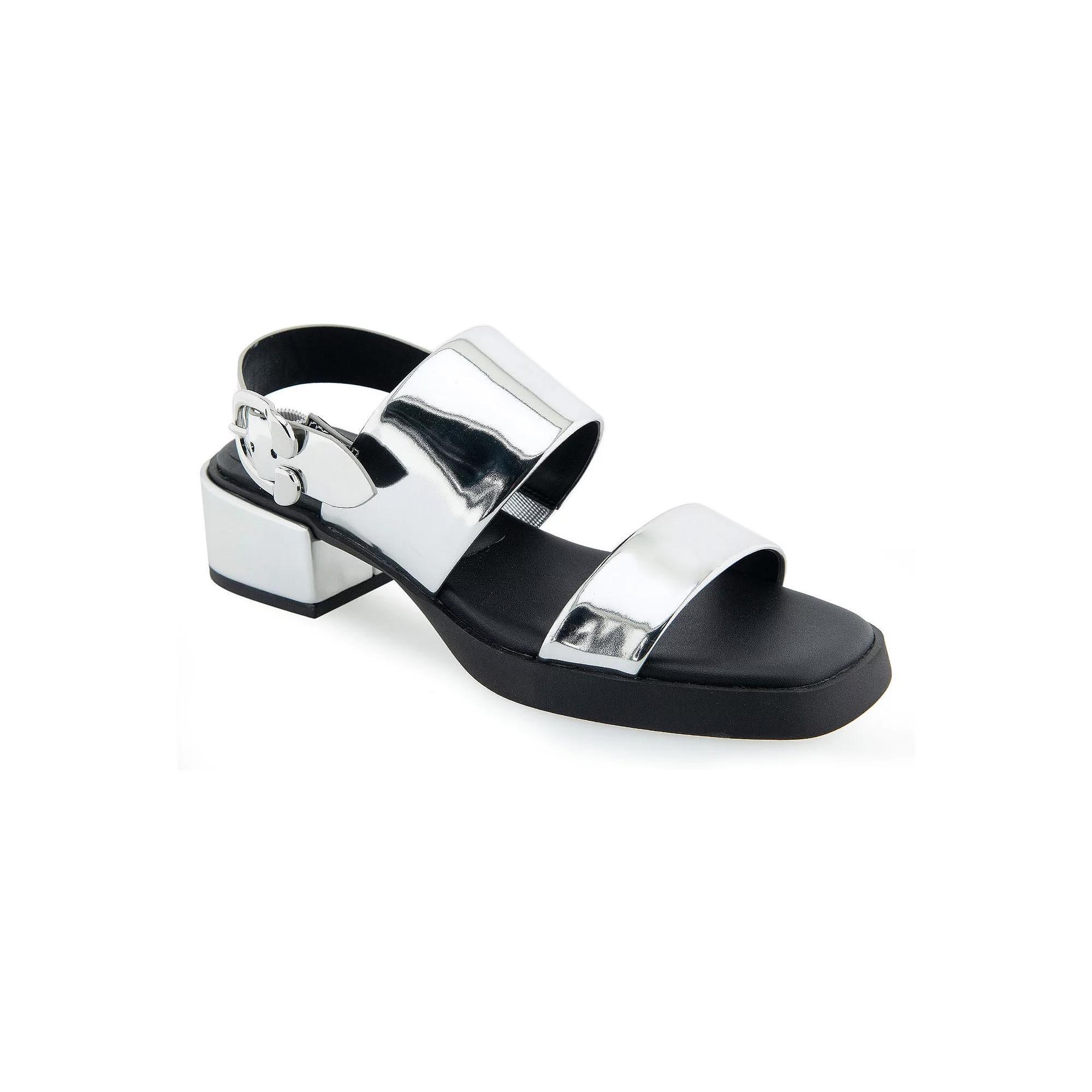 Aerosoles Dove Women's Dress Sandals, Size: 8, Silver Mirror Grey Product Image