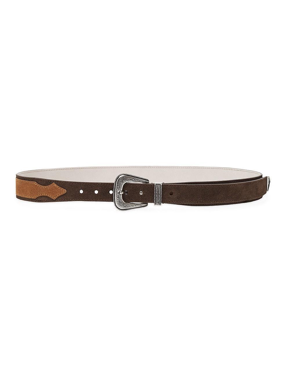 Mens Suede Western Belt Product Image