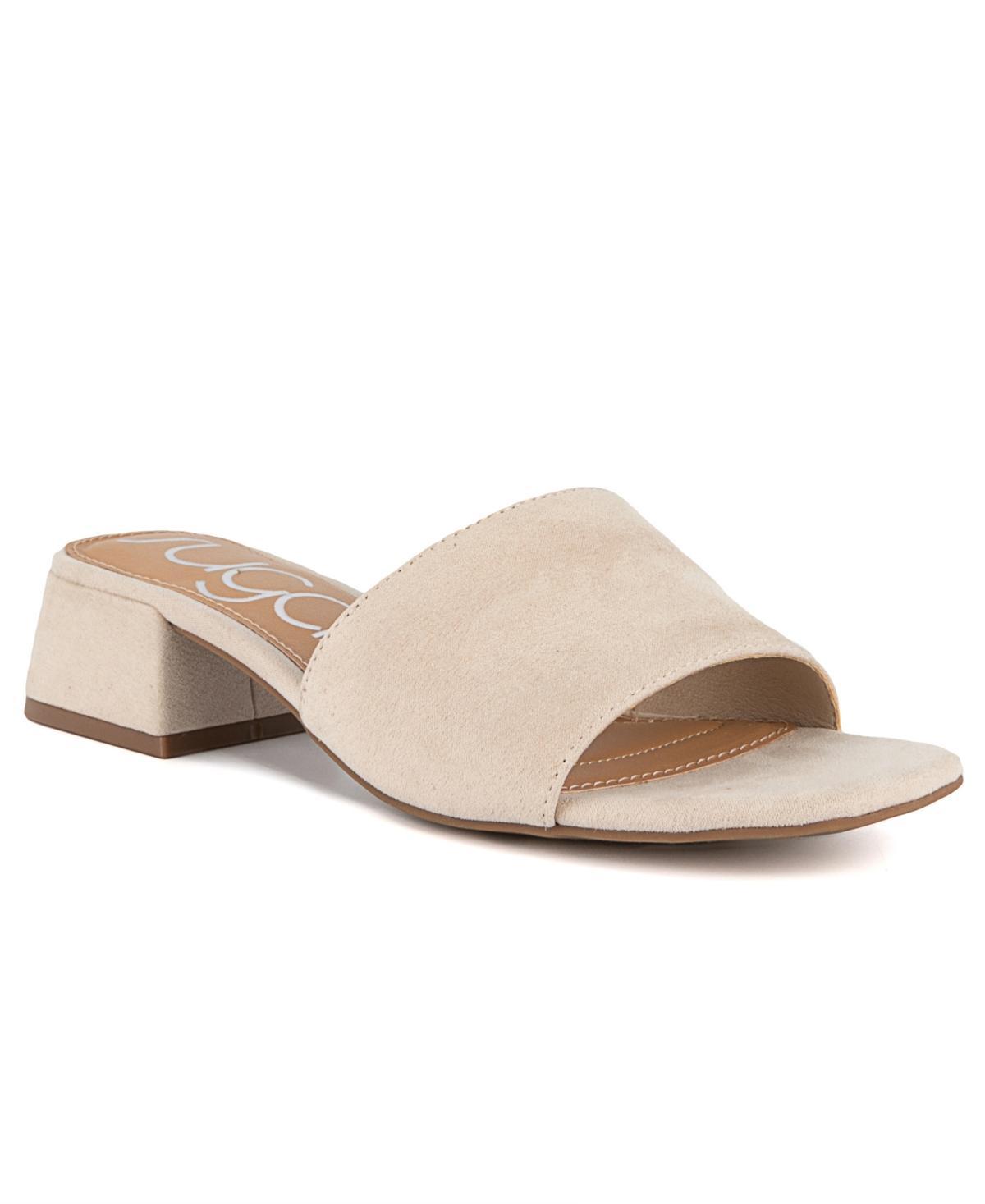 sugar Uniform 3 Womens Block Heel Sandals Red Product Image