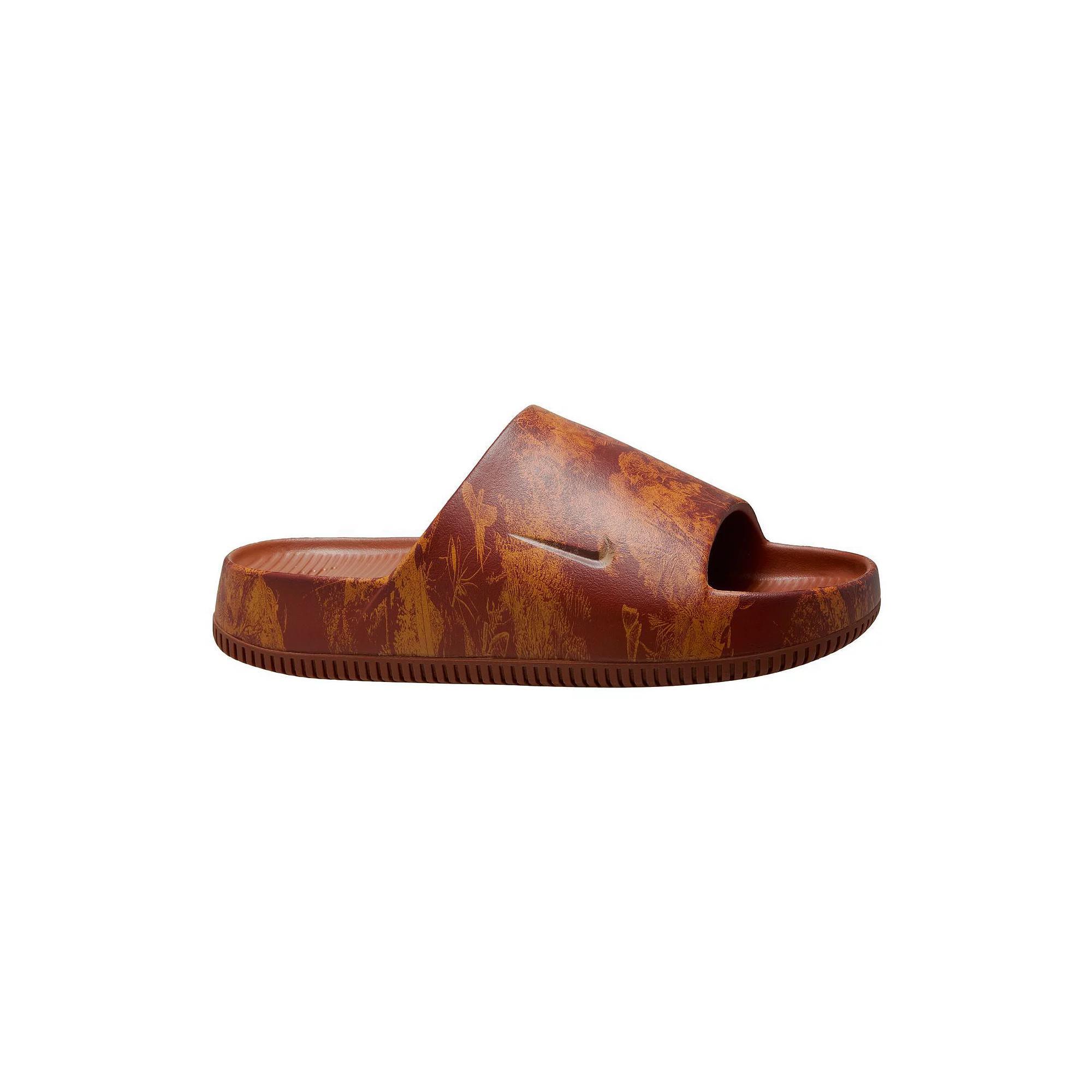 Nike Calm Slide Print Men's Sandals, Size: 9, Red Monarch Product Image