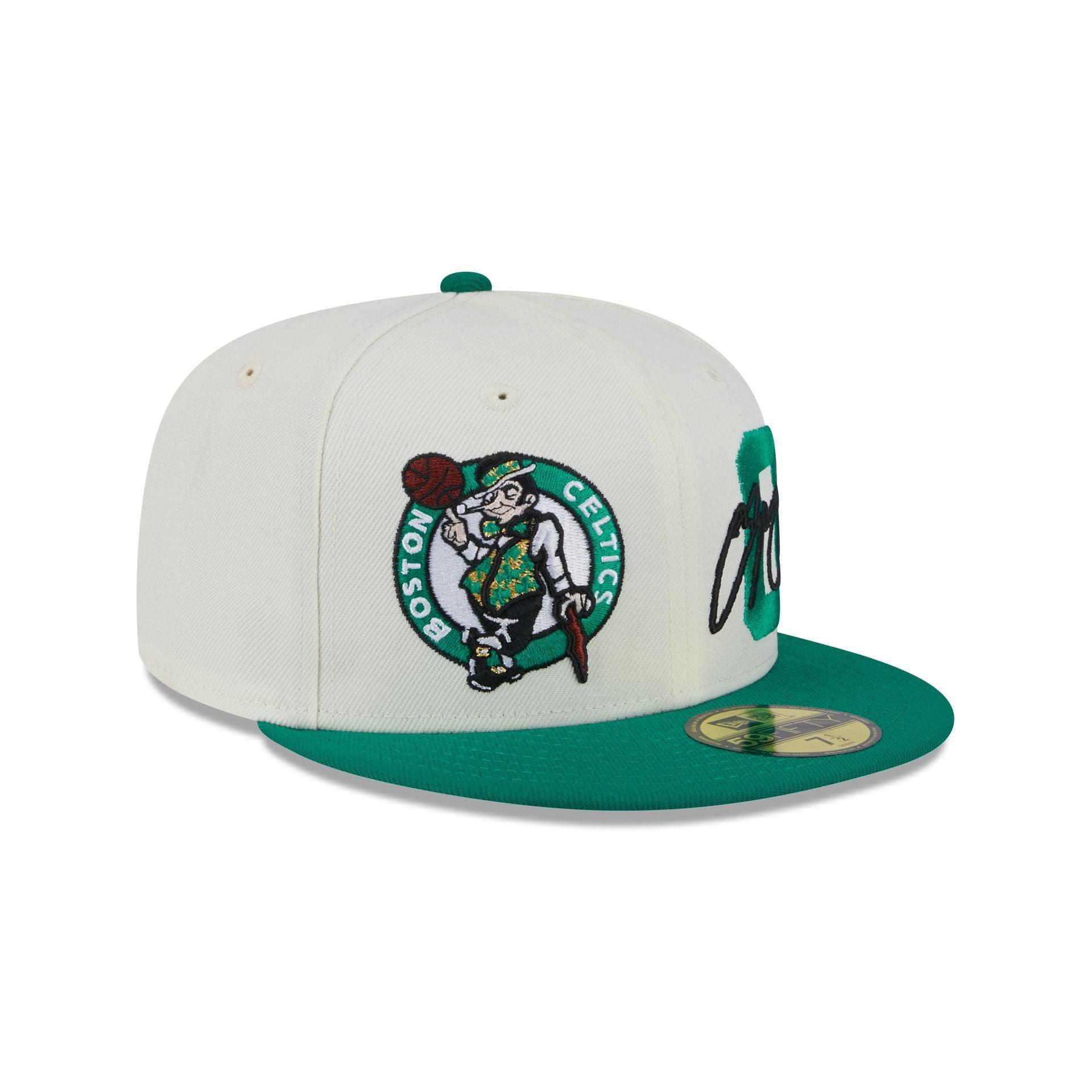 Boston Celtics Jayson Tatum Chrome White 59FIFTY Fitted Hat Male Product Image