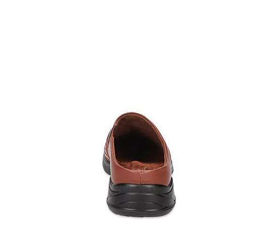 Easy Street Janalee Women's Tan Woven Embossed Comfort Mules, Size: 7.5 Product Image