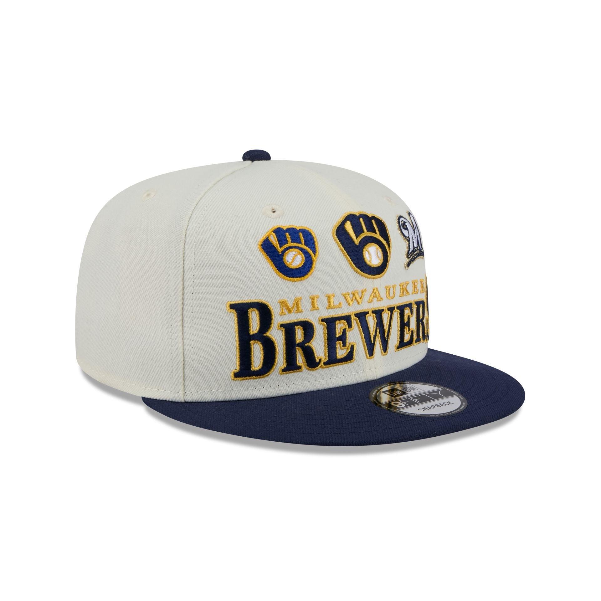Milwaukee Brewers Archive 9FIFTY Snapback Hat Male Product Image