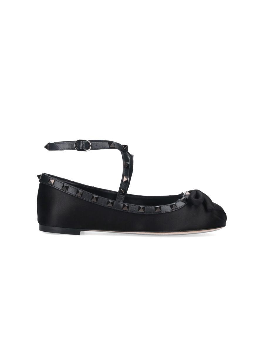 VALENTINO GARAVANI Flat Shoes In Black Product Image