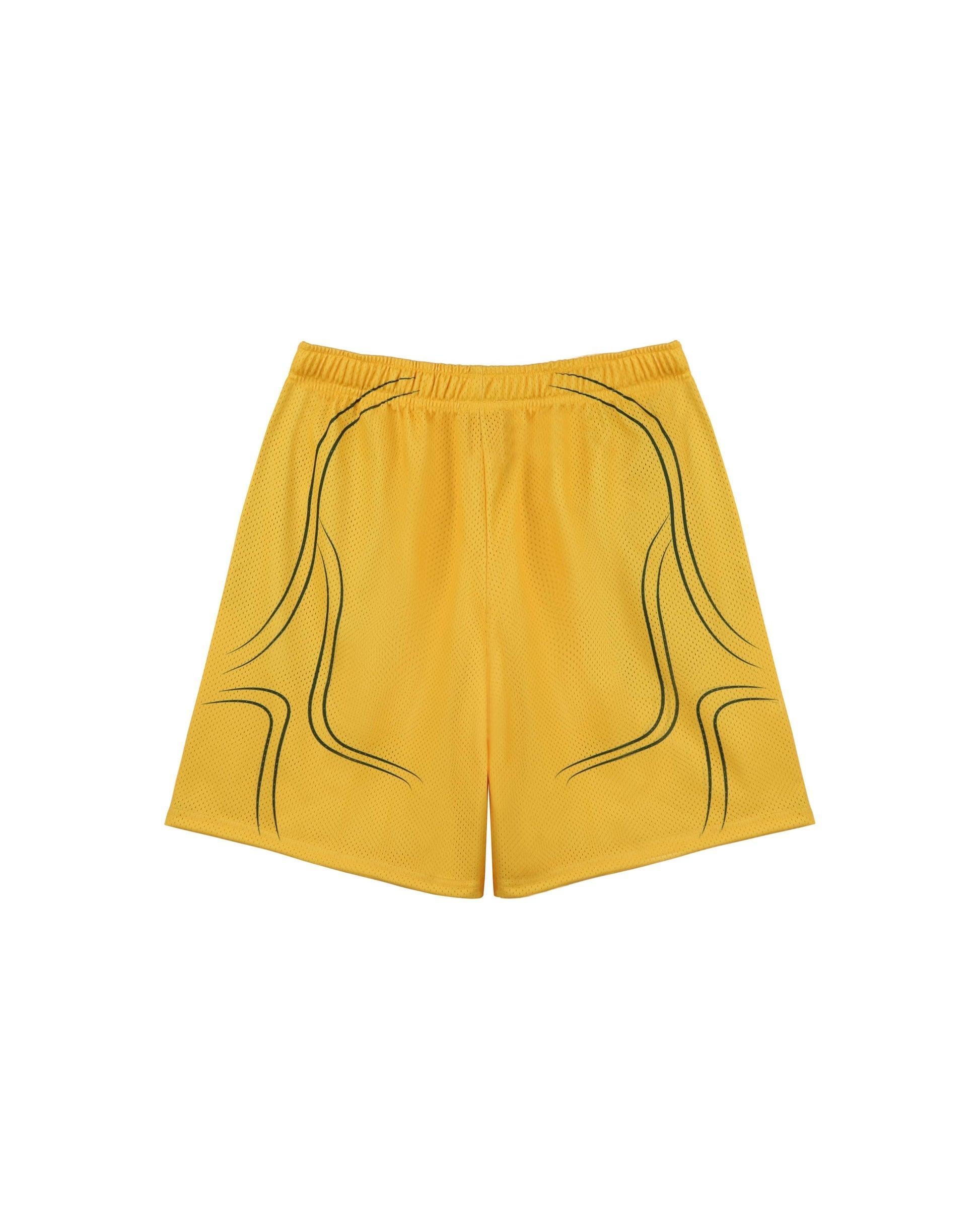Naked Wolfe Jersey Shorts Yellow Product Image