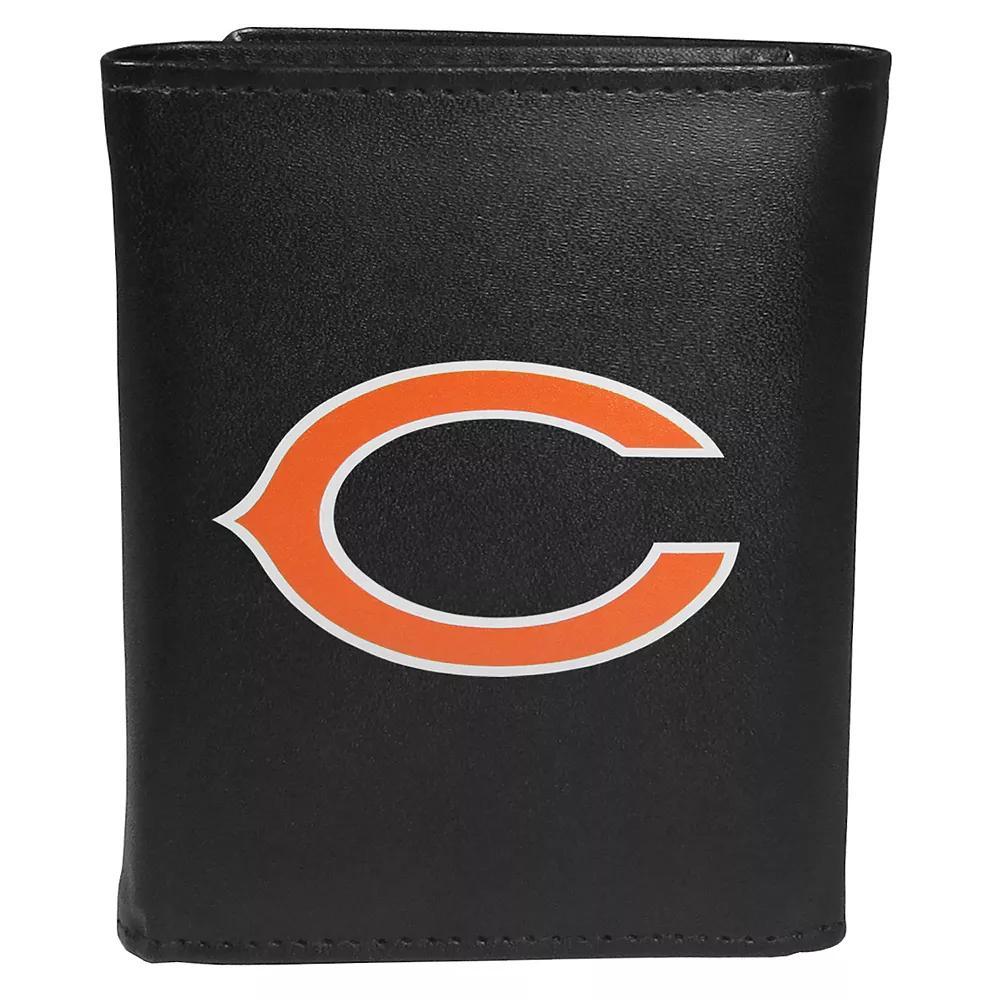 Men's Chicago Bears Logo Tri-Fold Wallet, Team Product Image