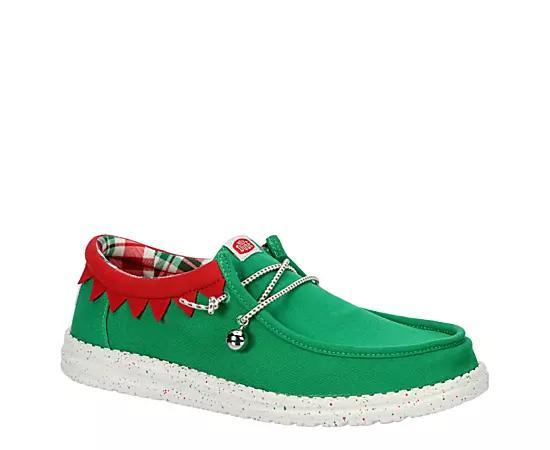 Heydude Mens Wally Holiday Elf Slip On Sneaker Product Image