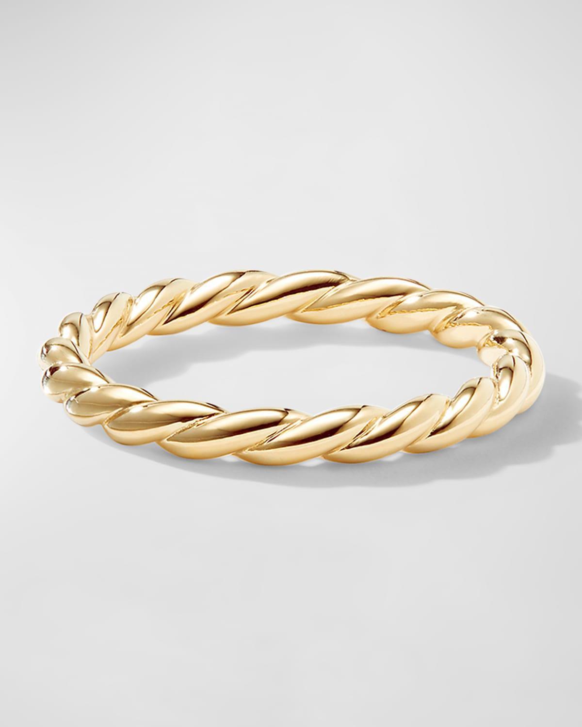 David Yurman Paveflex Ring in 18K Gold Product Image