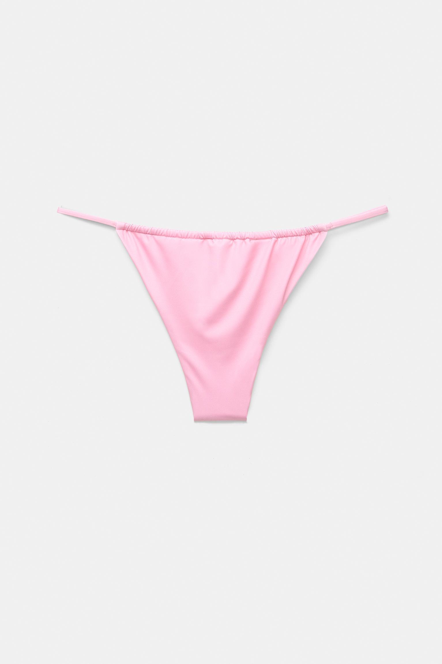 Floral bikini bottoms with gathered detail Product Image
