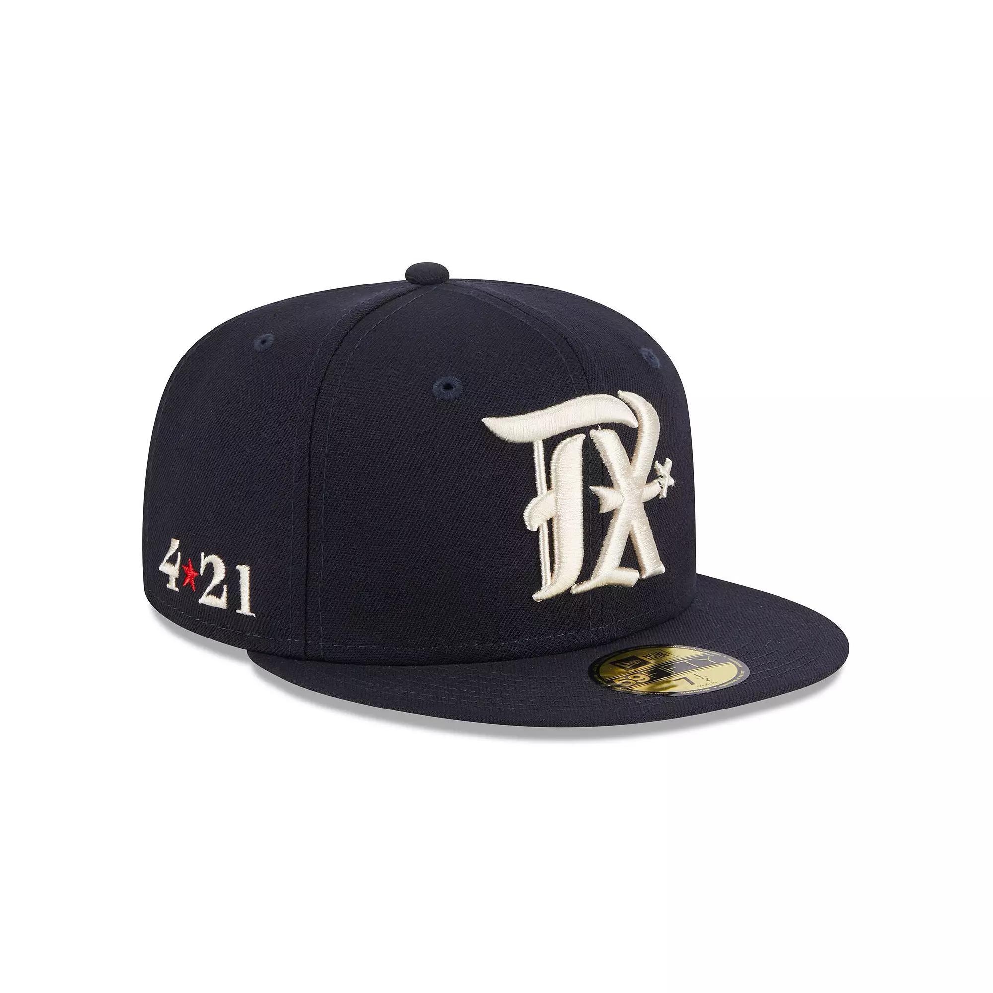 Mens New Era Texas Rangers 2023 City Connect 59FIFTY Fitted Hat Blue Product Image