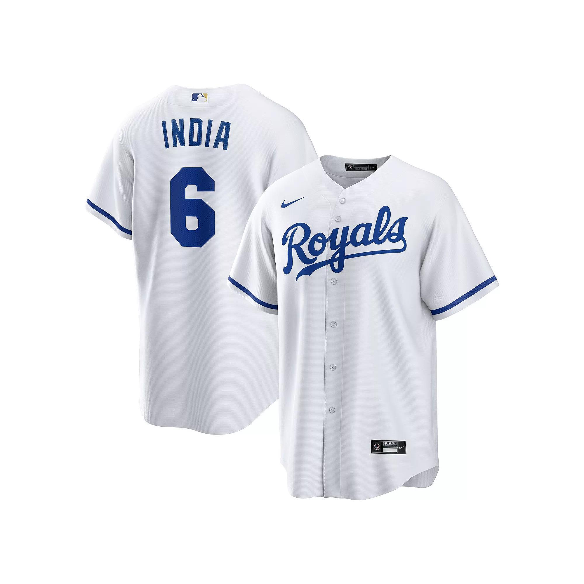 Men's Nike Jonathan India White Kansas City Royals Home Replica Player Jersey, Size: XL Product Image