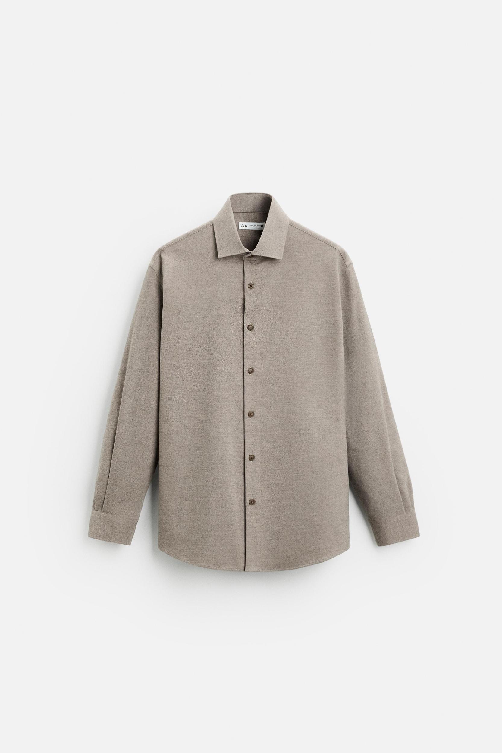 TEXTURED COTTON SHIRT Product Image