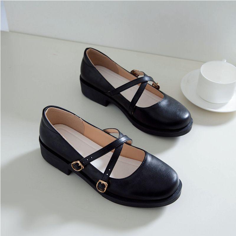 Double Strap Mary Jane Shoes Product Image