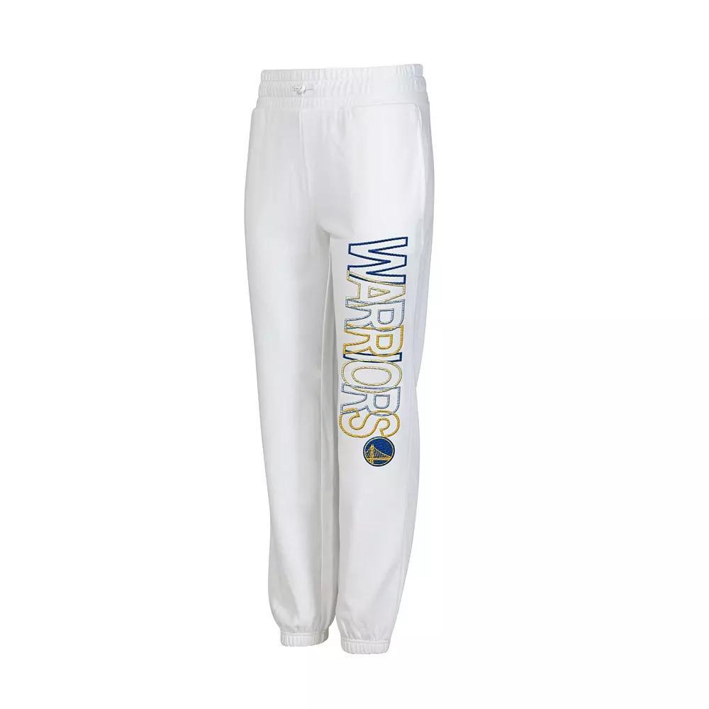 Women's Concepts Sport White Golden State Warriors Sunray Pants, Size: Small Product Image