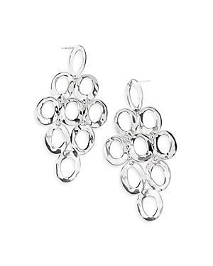 Womens Classico Sterling Silver Open Cascade Earrings Product Image