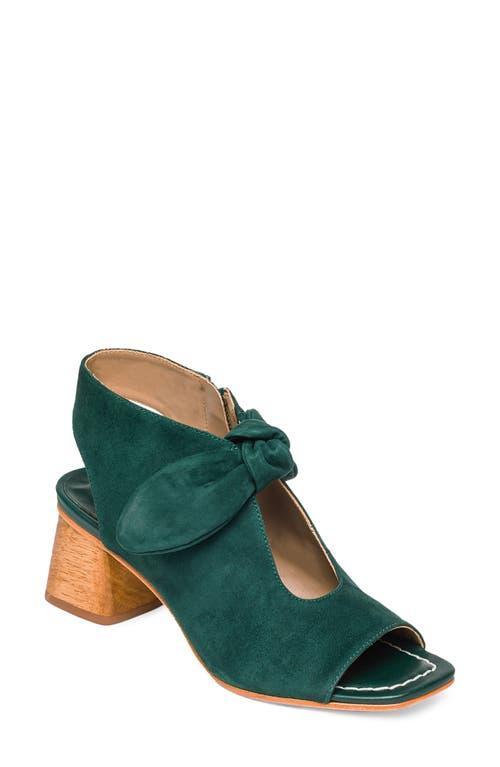 Lizzie Suede Knot Zip Sandals Product Image