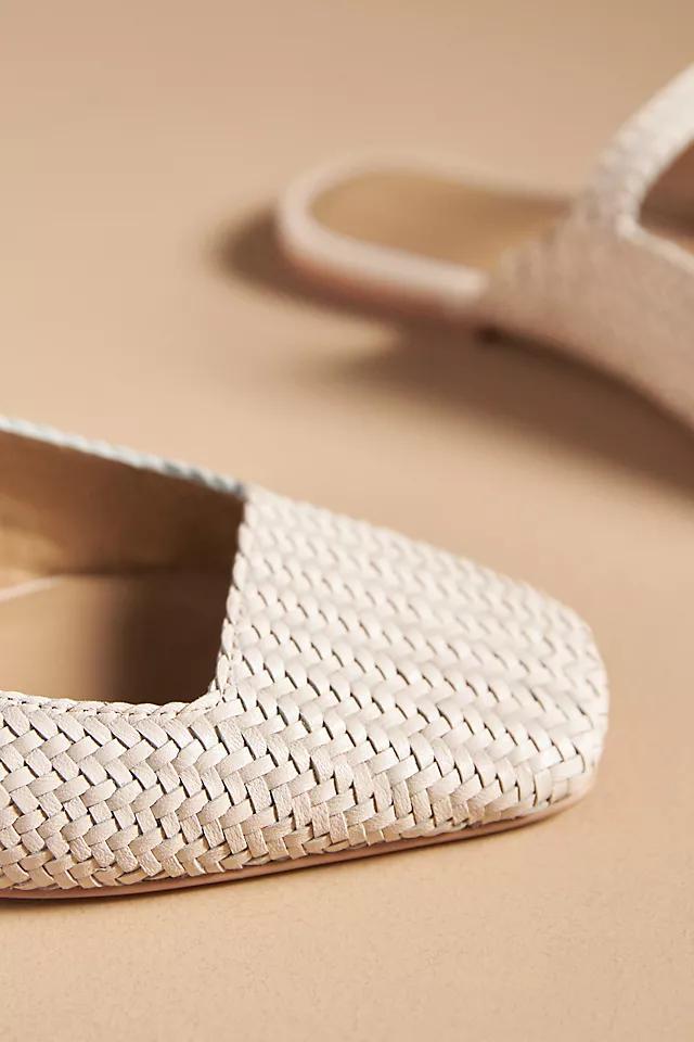 By Anthropologie Woven Mary Jane Slides Product Image