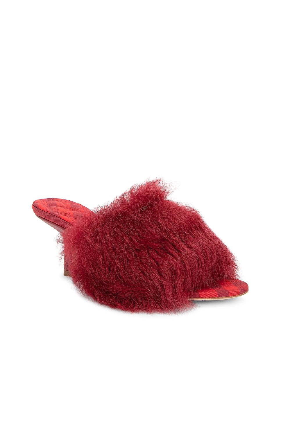 Burberry Jackie Mule in Red Product Image