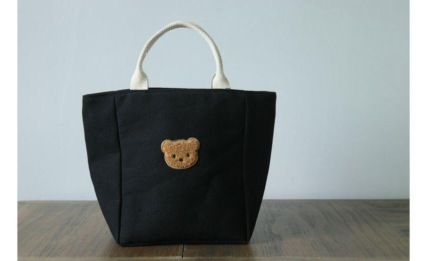 Bear Embroidered Lunch Bag Product Image