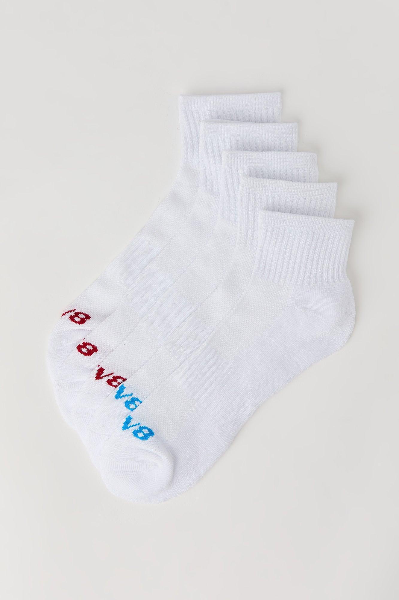Athletic Quarter Socks (5 Pack) Male Product Image