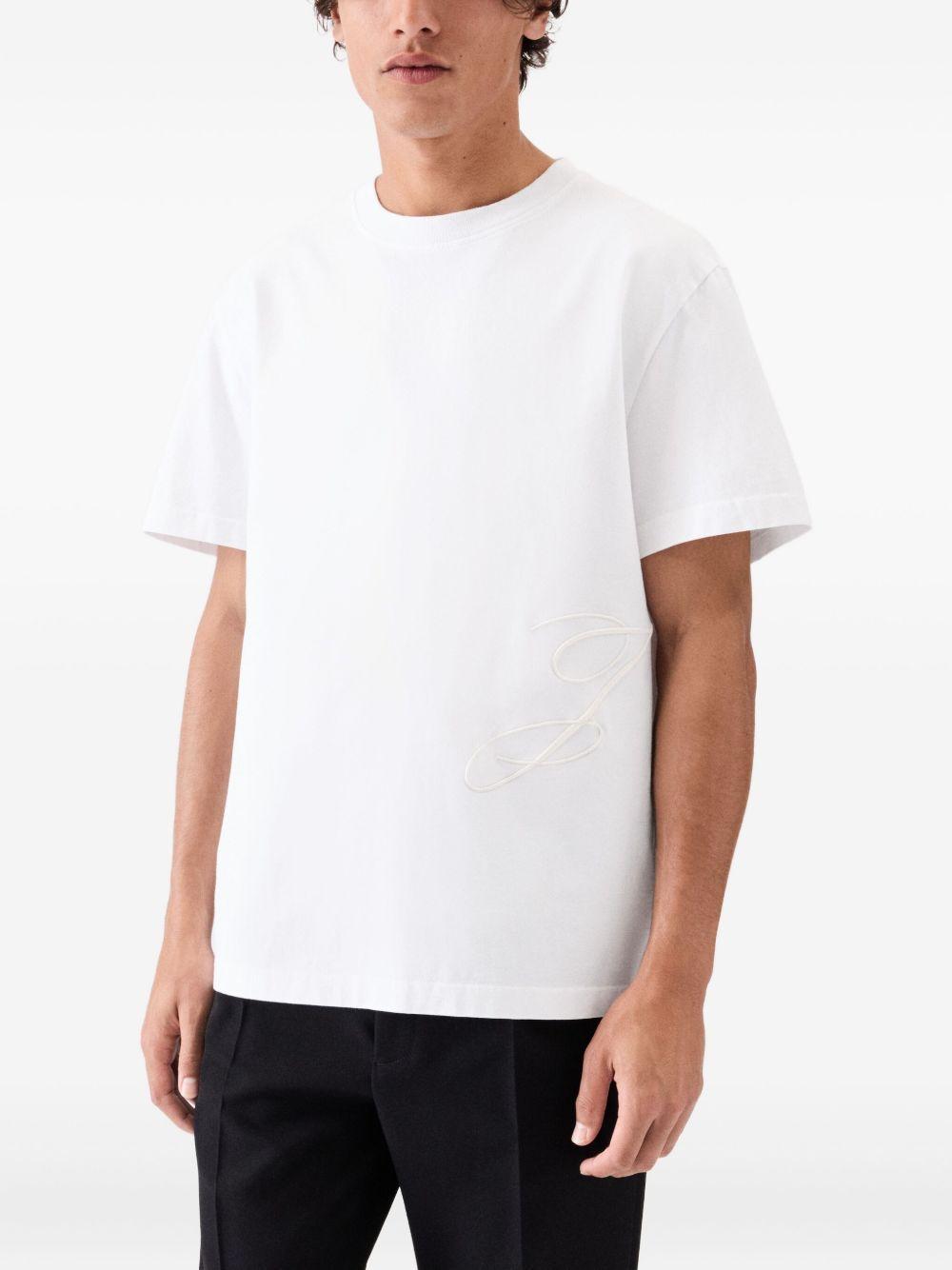 embroidered-logo t-shirt Product Image