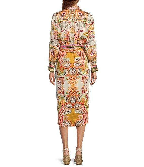 Antonio Melani Roxanne Paisley Long Sleeve Dress Product Image