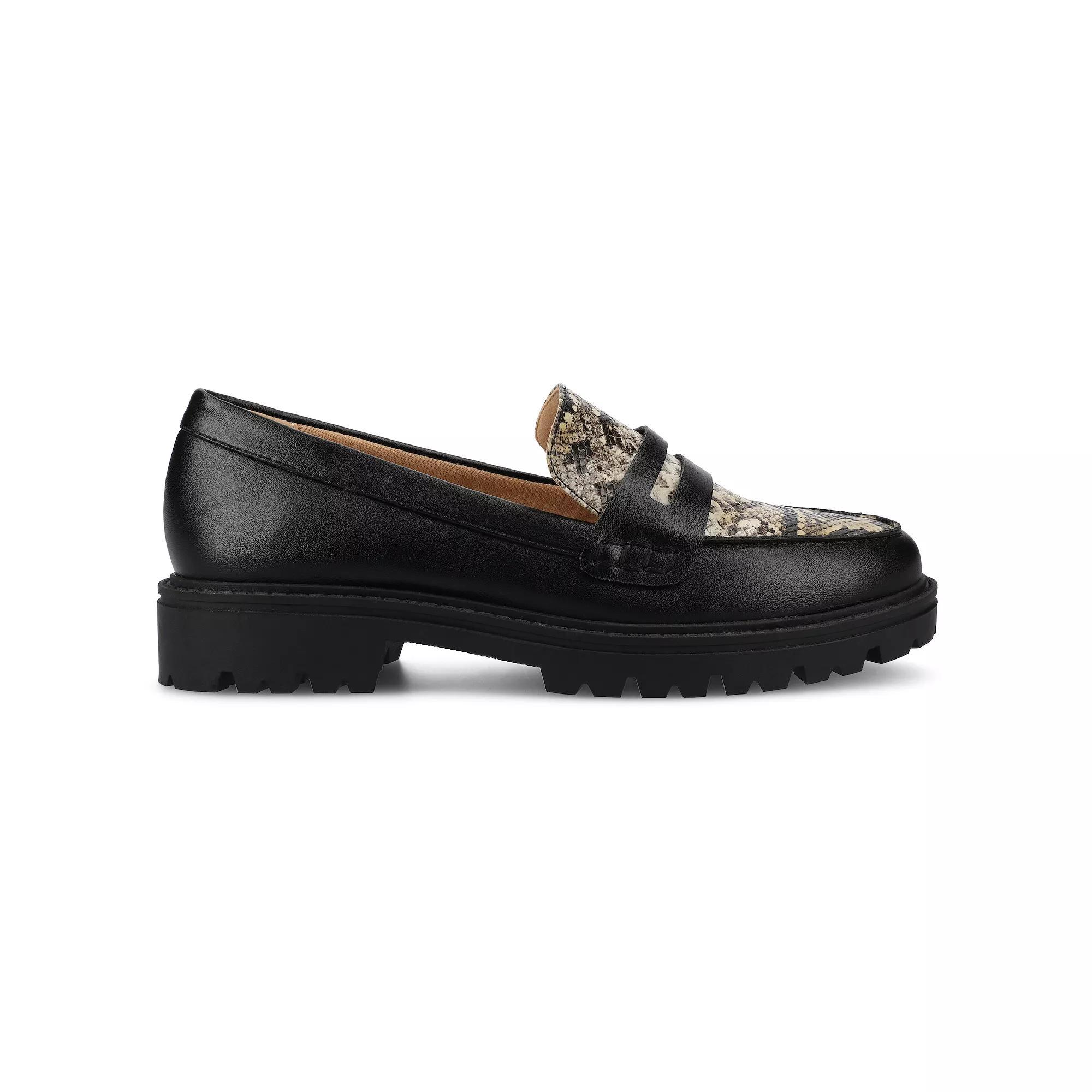 Journee Kenly Tru Comfort Foam™ Women's Loafers, Size: 7.5, Snake Product Image